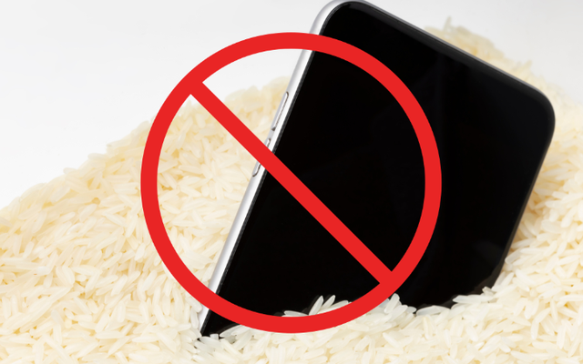 Cách hút ẩm điện thoại bằng gạo có hiệu quả không